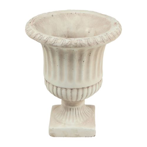 Floristik24 Plantenpot trofee beton decoratieve bloempot antiek Ø19cm H24cm