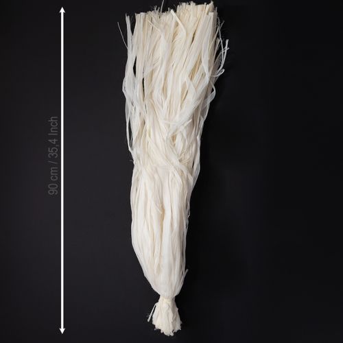 Artikel Skeletlint van plantaardige natuurlijke vezels, decoratielint van natuurlijk materiaal, 180 g