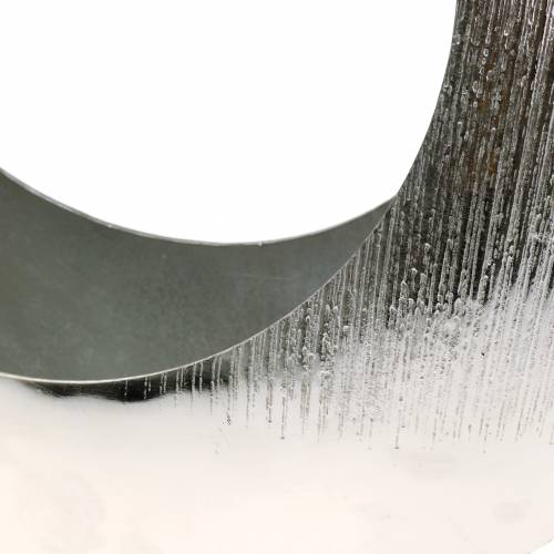 Floristik24 Plantenring staand zilver 40cm x 12cm H38cm