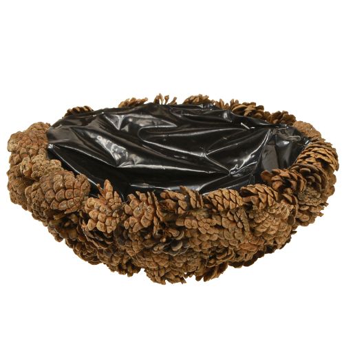 Plantenschaal echte kegels kegelschaal naturel Ø28cm H9cm