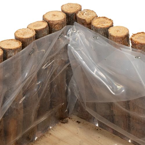 Artikel Plantenschaal vierkant naturel berken takken 14,5/20cm set van 2