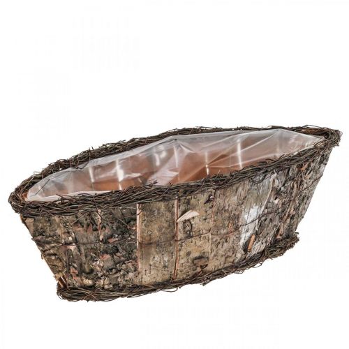 Plantenschaal plantenmand berken ranken siermand 17×15×34cm