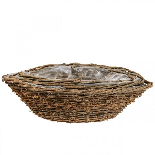 Floristik24 Plantenschaal plantenmand wijnmand L35/42/46cm set van 3