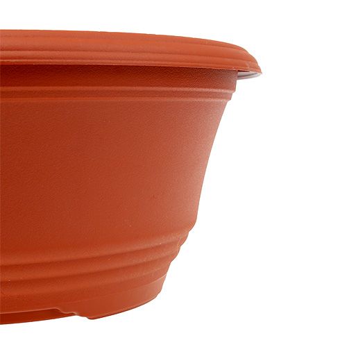 Artikel Kunststof plantschaal Ø20cm terracotta 1 stuk