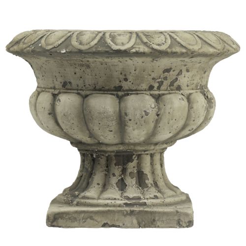 Artikel Plantenschaal kleine plantenpot trofee antiek beton Ø15cm H13cm