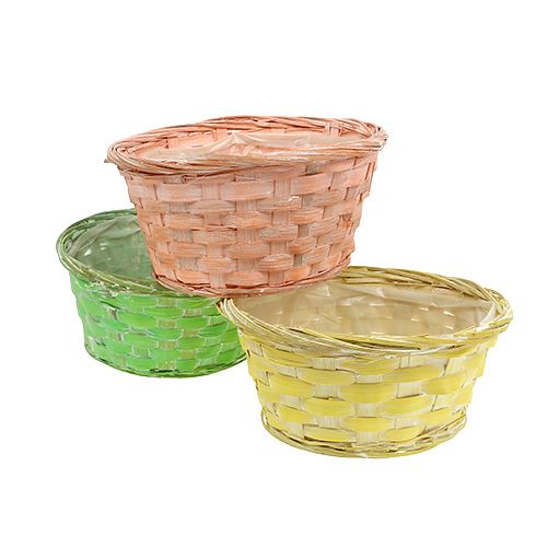 Floristik24 Plantenschaal rond Ø20cm diverse kleuren. 8 stuks