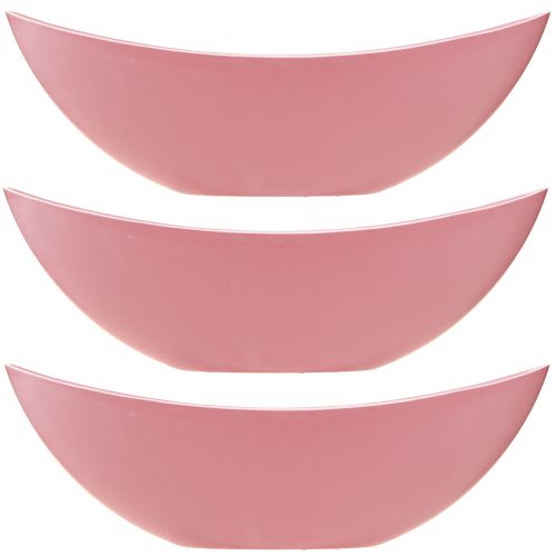 Artikel Plantenboot plastic bloemenschaal roze 28×9×9cm 3st