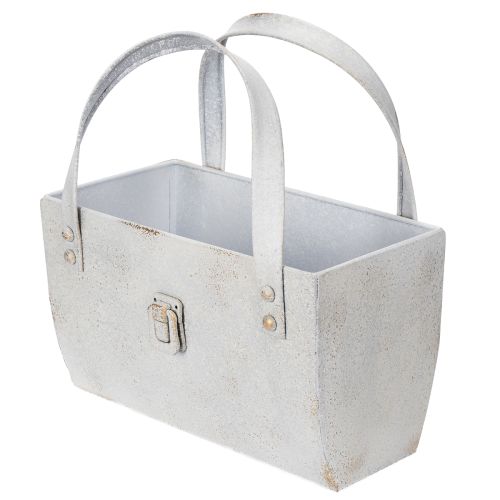 Artikel Metalen tas, moderne en prettige uitstraling voor binnen- en buitengebruik, 28 cm