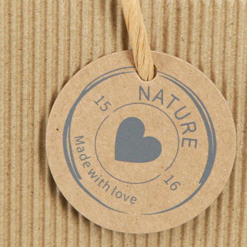 Artikel Plantenzakken papier naturel geribbeld 24x12x12cm 8 st