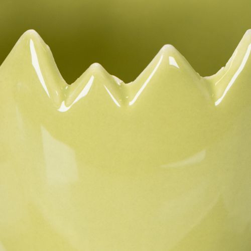 Artikel Bloempot met paaseimotief voor stijlvolle lentedecoratie in huis, 10 cm, 3 stuks