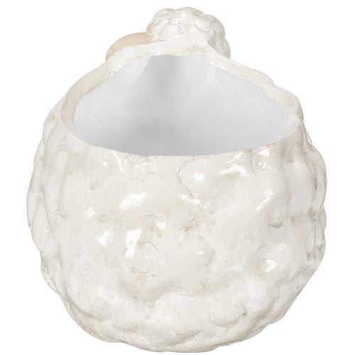 Artikel Keramische plantenpot in de vorm van een schaap, decoratieve plantenschaal voor tuin en huis, 2 stuks