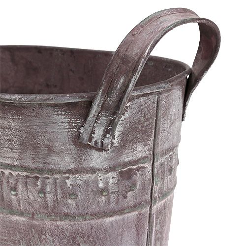 Floristik24 Bloempot ovaal 20cm x 12cm H14cm paars