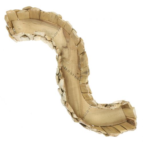 Floristik24 Plantenbak Wave gemaakt van hout, naturel L76cm