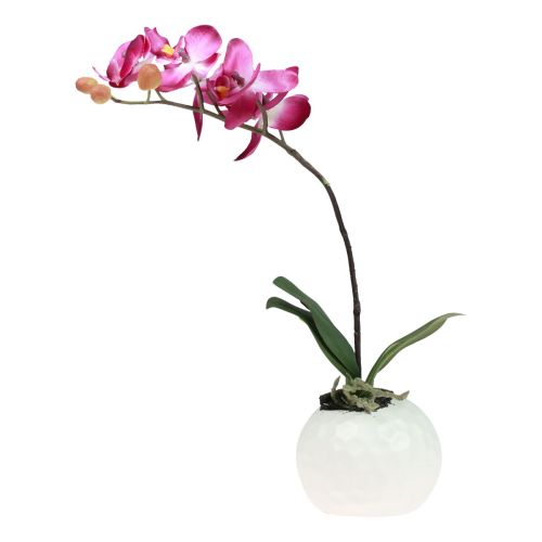 Artikel Kunstorchideeën in pot Phalaenopsis kunstbloemen orchideeën roze 34cm
