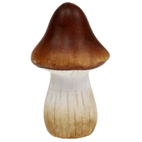 Floristik24 Paddenstoelenmix van klei-keramiek bruin 9cm 8st
