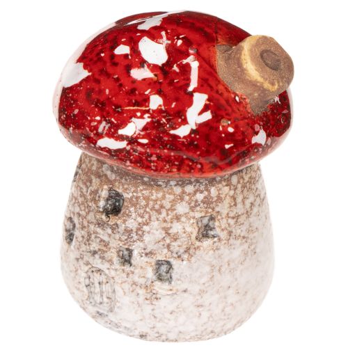 Decoratie voor een huis met miniatuur vliegenzwammen (6 cm, 2 stuks) | Floristik24.nl
