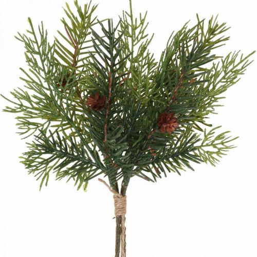 Floristik24 Deco takken Kerst dennentak kunst 31cm 2st