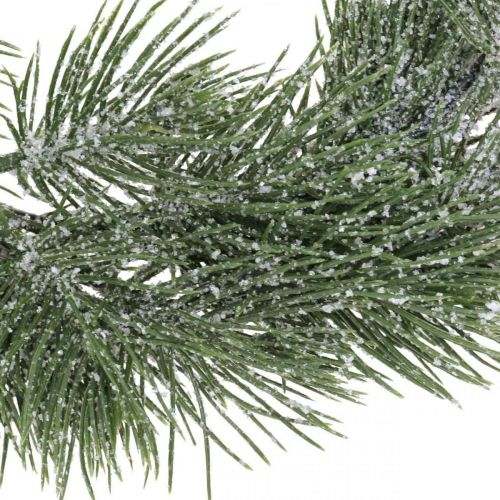 Floristik24 Kerstkrans kunst dennentakken gesneeuwd Ø30cm