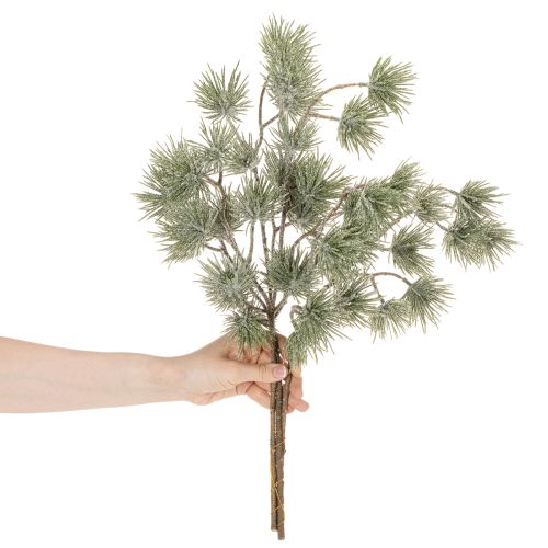 Kunstmatige sparrentak, grote dennentak voor winterdecoratie, 55 cm, 3 stuks | Floristik24.nl