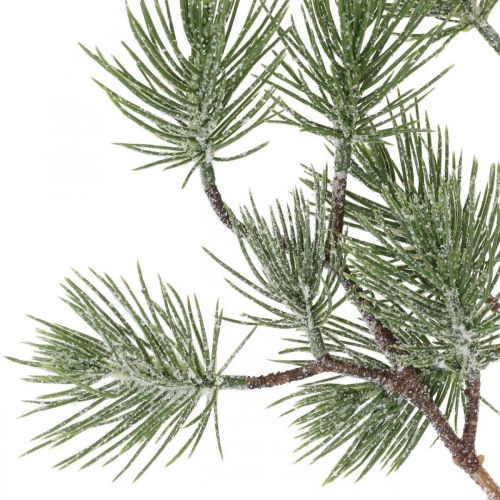 Floristik24 Kersttak deco tak dennentak gesneeuwd 77cm