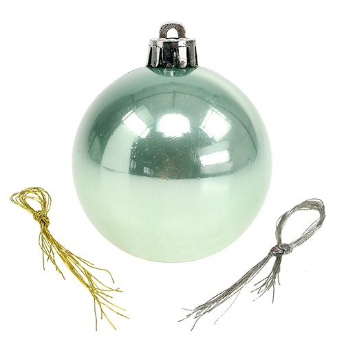 Floristik24 Kunststof bal Ø6cm assorti kleuren. 10 stuks