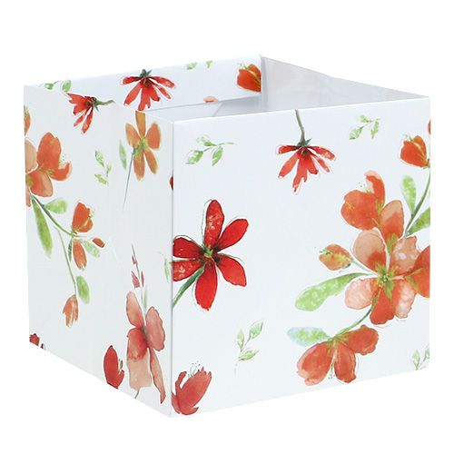 Floristik24 Papieren zak 12cm x 12cm met patroon 8st