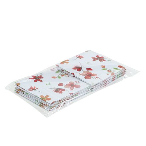 Floristik24 Papieren zak 12cm x 12cm met patroon 8st
