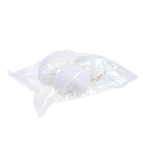 Floristik24 Kunststof ei maxi 20cm wit om op te hangen 3st