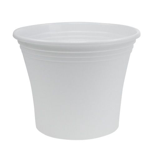 Floristik24 Kunststof pot “Irys” wit Ø22cm H18cm 1 stuk