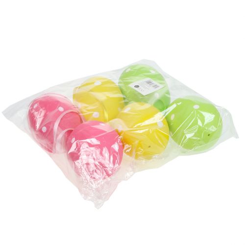 Floristik24 Eieren 11,5cm gekleurd 6st