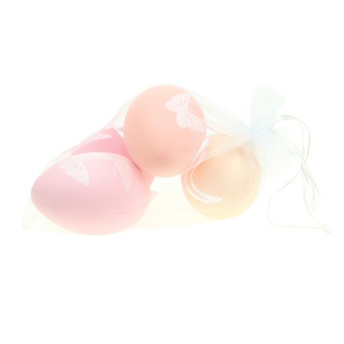 Floristik24 Paaseieren om op te hangen pastelkleuren 12cm 4st