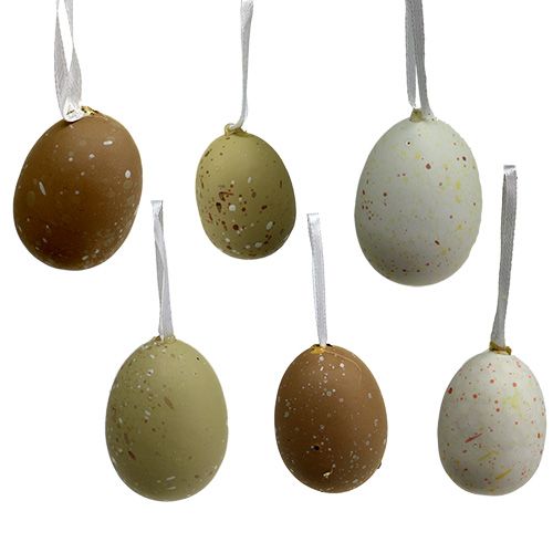 Koningin Gooey Psychologisch Floristik24.nl Plastic eieren om op te hangen gespikkelde kleurrijke 3-6cm  12st - goedkoop online kopen