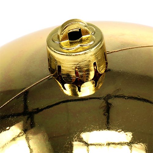 Artikel Plastic bal goud klein Ø14cm 1 stuk
