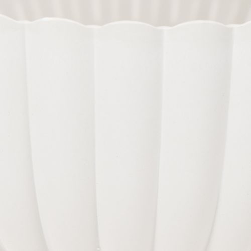 Decoratieve schaal, geribbeld, groot formaat 25 cm | Floristik24.nl