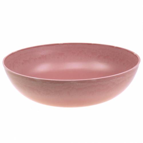 Decoratieve schaal oudroze Ø30cm H9cm