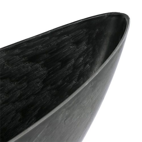 Artikel Kunststof boot antraciet ovaal 39cm x 12,5cm H13cm 1 stuk