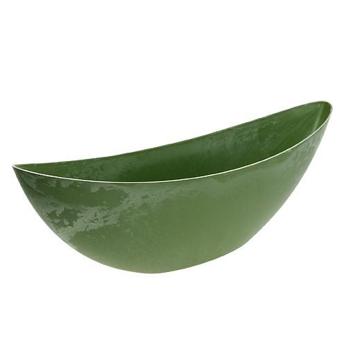 Kunststof boot groen 55,5cm x 14,5cm H17,5cm 1 stuk