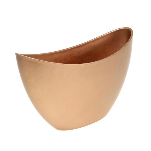 Floristik24 Decoratieve kom koper 20cm x 9cm H12cm 1 stuk