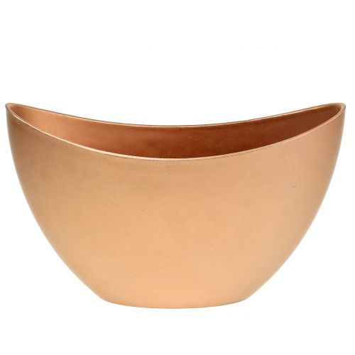 Floristik24 Decoratieve kom koper 20cm x 9cm H12cm 1 stuk