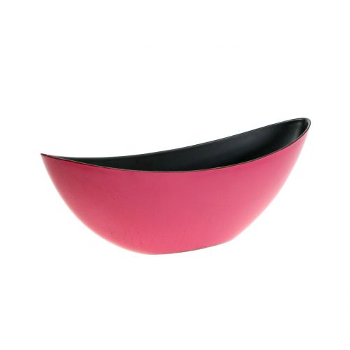 Floristik24 Decoratieve schaal plantenbak roze 34cm x 11cm H11cm