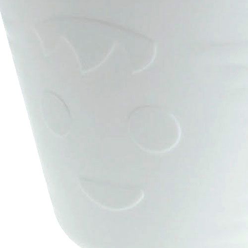 Floristik24 Plastic potten met handvatten 12st. 14cmx12cm wit