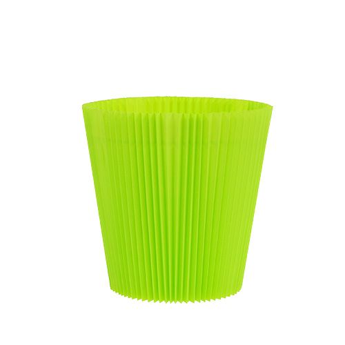 Floristik24 Geplooide manchetten lichtgroen 10.5cm 100st