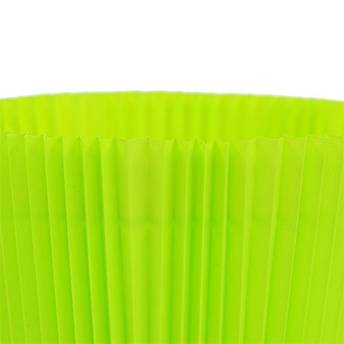 Artikel Geplooide manchetten lichtgroen 10,5cm 100 stuks