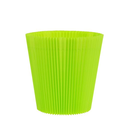 Floristik24 Geplooide manchetten lichtgroen 12.5cm 100st