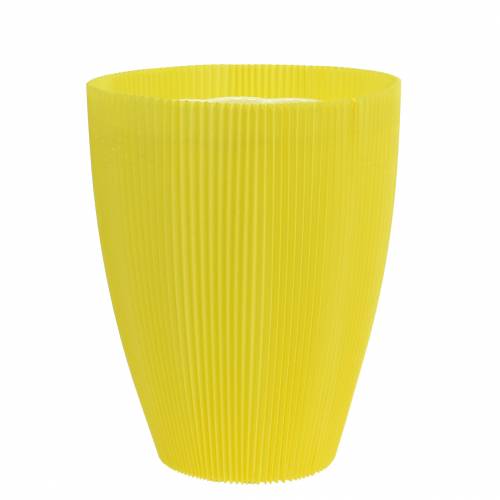 Artikel Geplooide manchetten geel 14,5cm 100 stuks