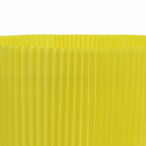 Artikel Geplooide manchetten geel 14,5cm 100 stuks
