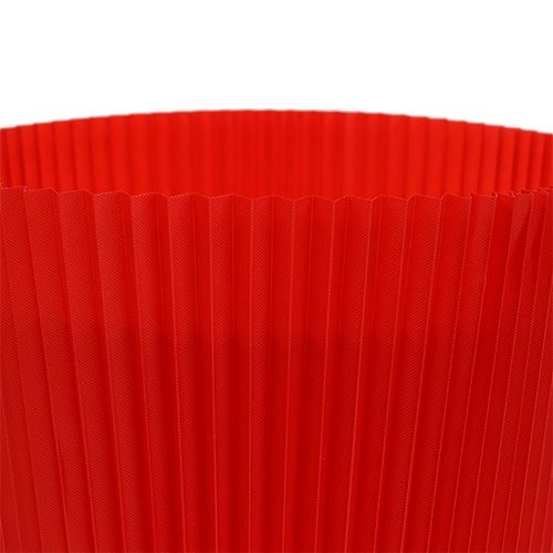 Artikel Geplooide manchetten rood 12,5cm 100 stuks