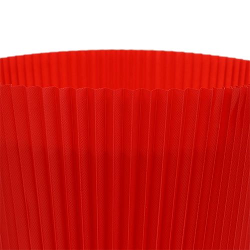 Artikel Geplooide manchetten rood 12.5cm 100st.