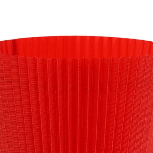 Artikel Geplooide manchetten rood 8.5cm 100st.