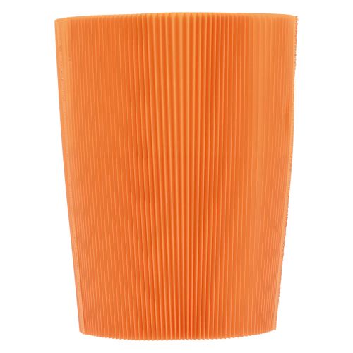 Floristik24 Geplooide manchetten voor bloempotten oranje 14,5cm 100 stuks